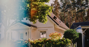 home with garden